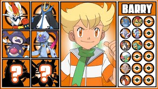 Barry Galar Journey Pokémon Team