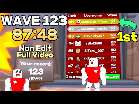 *FURTHER IMPROVED* WAVE 123 in 87 MINUTES - SKIP STRATEGY ENDLESS Toilet Tower Defense