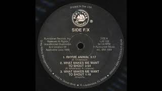 Side F/X - What Makes Me Wanna Shout