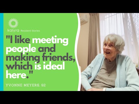 Meet Yvonne Meyers, Kalyra resident in Belair.