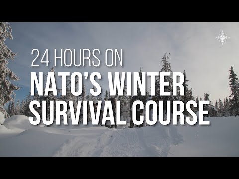24 hours on NATO’s winter survival course