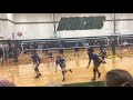 Monnig vs Kirkpatrick volleyball