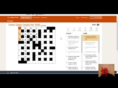 Solving Times Quick Cryptic Crossword