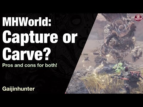 Monster Hunter World: Capture or Carve?