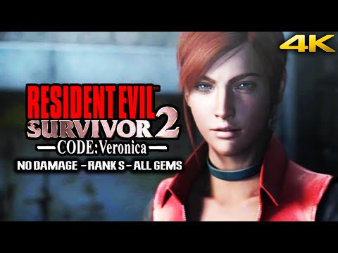Resident Evil Survivor 2 – Code: Veronica【4K】No Damage - Rank S - All Gems