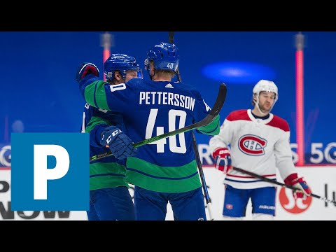 Elias Pettersson reacts to Vancouver Canucks 5 2 loss to the Montreal Canadiens The Province