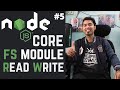 5 Mastering The Node Js Core Modules File System Node Js Module In Hindi In 2020