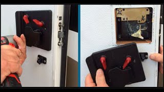 RV Door Latch Broken! How to get it unlocked!