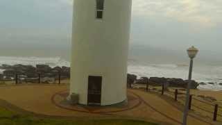 preview picture of video 'Umhlanga Lighthouse Dawn 26 Oct 13'