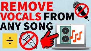 How to Remove Vocals from a Song for Free - PC, Mac, & Mobile - 2022