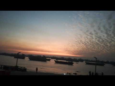 Sunset scenery  in Patankga  beach