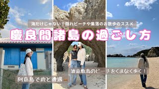 【沖縄🇯🇵渡嘉敷島&阿嘉島】#vlog  海には入らない過ごし方❣️ただただ綺麗な海と集落散歩する回🎥