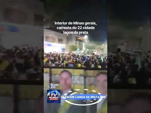 cidade lagoa da prata interior de minas gerais carreata 22
