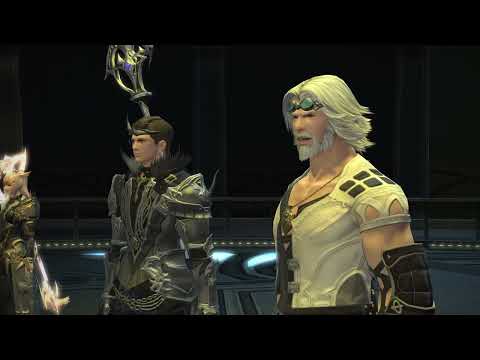 FFXIV: Leveling Dragoon to 63 via duty roulette and job quests.