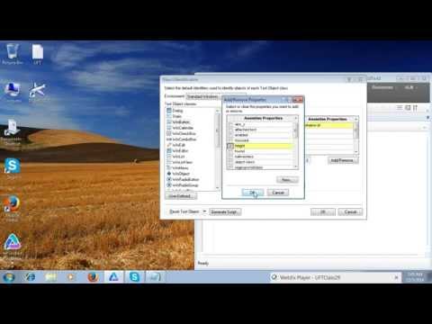 UFT Object Identification