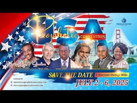 Trailer - USA Prophetic Convention:  July 2 - 6, 2025