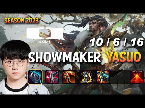 DK Showmaker YASUO vs VEX Mid - Patch 13.16 KR Ranked