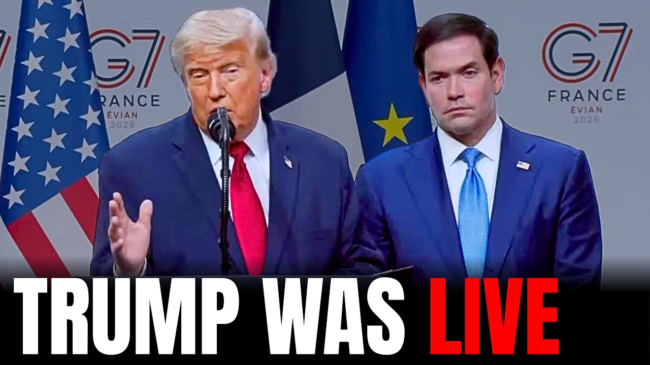 📱🔴 Trump Speaks Live at G7 Summit in France