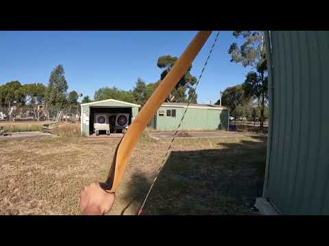 First Person Archery | Fishtailing Arrows | Slow Motion Test