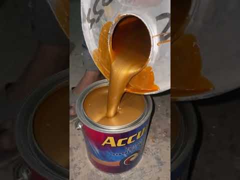 golden metallic paint #metallic#sandalwood #paint#glossypaint#wall#home#spray