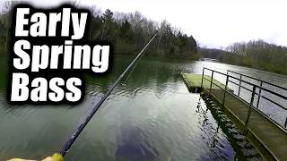 Early Spring Fishing When the Water Is Cold (Bank Fishing With Lures)