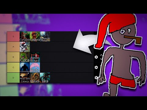 TIER LIST DO FOLCLORE BRASILEIRO