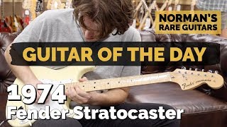 Video thumbnail for Guitar of the Day: 1974 Fender Stratocaster | Norman's Rare Guitars by Normans Rare Guitars