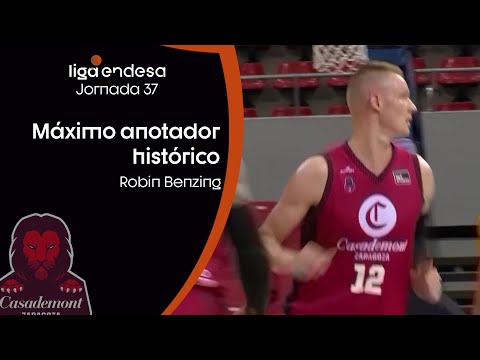 Robin Benzing, máximo anotador histórico de Casademont Zaragoza