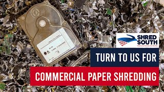 At Shred South, We Offer Commercial Paper Shredding Services
