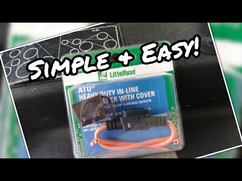 How to wire inline fuse holder