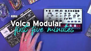 Video thumbnail for Dive into the Volca Modular - your first five minutes by Korg UK
