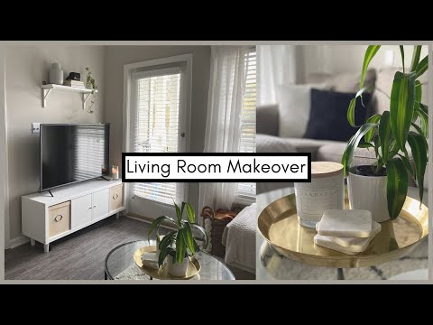 LIVING ROOM MAKEOVER - PART 2 | Modern Glam Living...