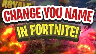 How To Change Your Display Name On Fortnite Free Video Search Site - how to change your display name in fortnite 2018 easy