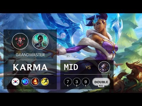Karma Mid vs Orianna - KR Grandmaster Patch 9.8