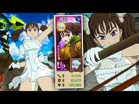 Is She My New Waifu?! Giant Diane Is Still Insane! *Blue Giant Diane* (PvP Showcase) 7DS Grand Cross