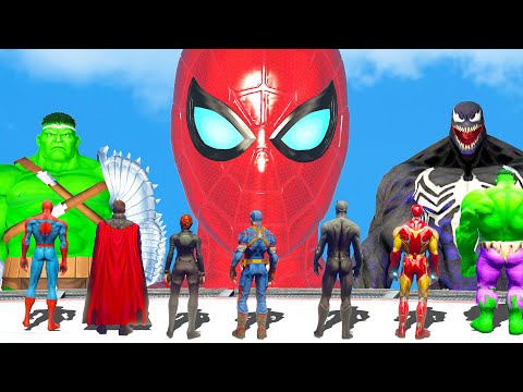 THE AVENGERS VS TEAM VENOM & HULK & IRON MAN | EPIC BATTLE