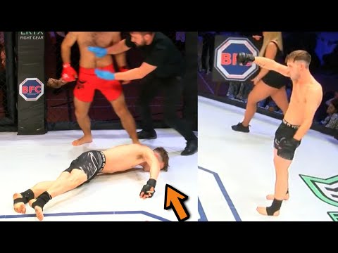 These fighters tried to scare their opponents and were punished.