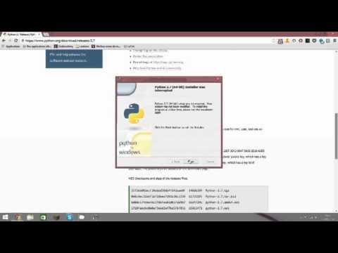 comment installer python sur windows 8