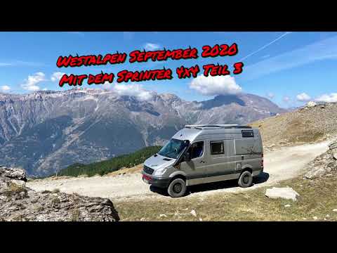 Westalpen September 2020 mit dem Sprinter 4x4 Teil 3