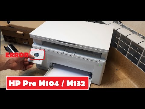 HP M132 / M104 Error 12. Ошибка 12 | Ремонт принтера. Ош. памяти