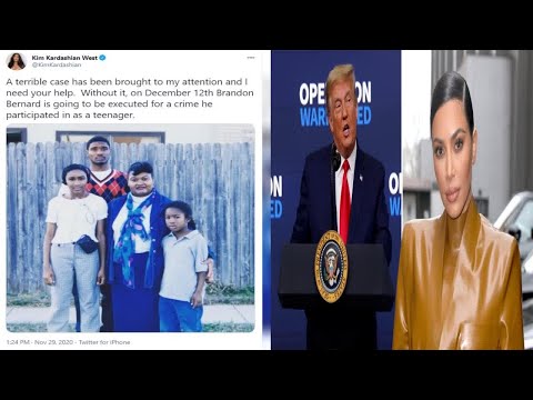 Kim Kardashian begs Donald Trump to stay Brandon Bernard’s execution tomorrow after his conviction f