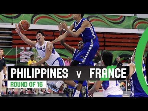 Philippines v France - Round of 16 Full Game - 2014 FIBA U17 World Championship