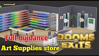 Rooms and Exits Level 16 Art Supplies Store Chapter 2 Walkthrough ( No Honor Among Thieves )
