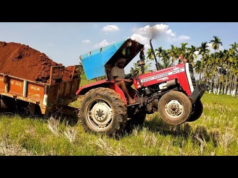 mf 241 DI Vs swaraj 744 FE with heavy mud load#mf #swaraj #prasadtractors