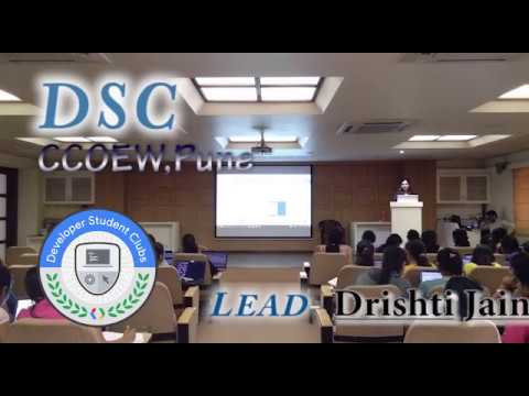 Developer Student Club (presented by Google Developers) - Success Story - Drishti Jain (DSC Lead)