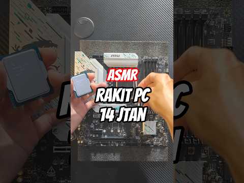 ASMR Rakit PC Gaming 14 JUTAAN! Suaranya Bikin Nagih 🎧💻