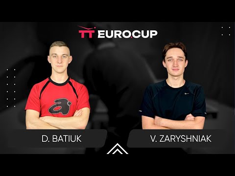 18:25 Dmytro Batiuk - Vadym Zaryshniak 22.10.2024 TT Euro.Cup Ukraine Master. TABLE 3