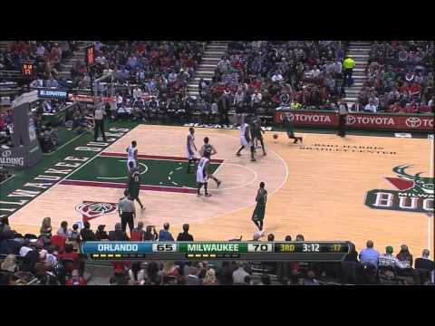 Monta Ellis & Brandon Jennings Highlights (Throwback Night vs. Magic) HD