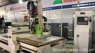 Máy Gia Công trung tâm Cnc Router thay dao tự động Woodmaster
