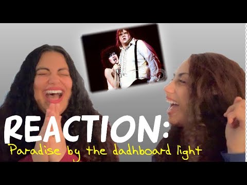 SINGERS REACT to..."Meatloaf's "Paradise by the dashboard light"